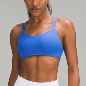 lululemon Like A Cloud Ribbed Bra B/C Cup in Pipe Dream Blue